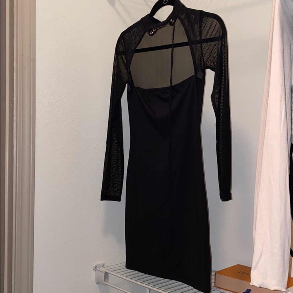 A black dress